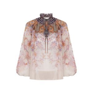 Zimmermann Women Luna Blouse With Puffed Sleeves
